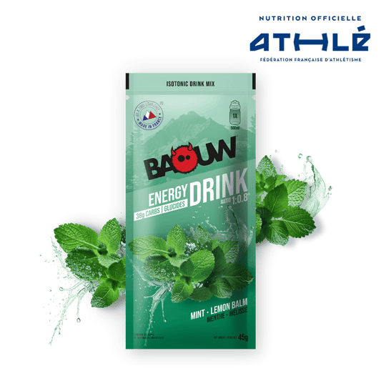 BAOUW ISOTONIC energiajuoma (45g) Minttu/Melissaa