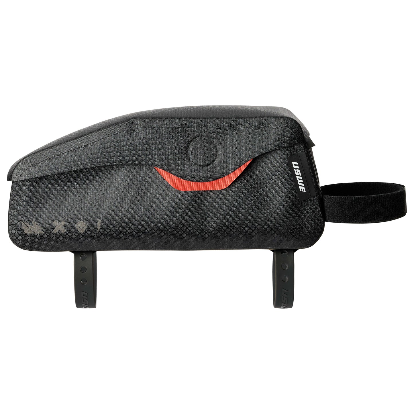 USWE TOP TUBE MAGNETIC 1,2 l -runko-laukku, musta