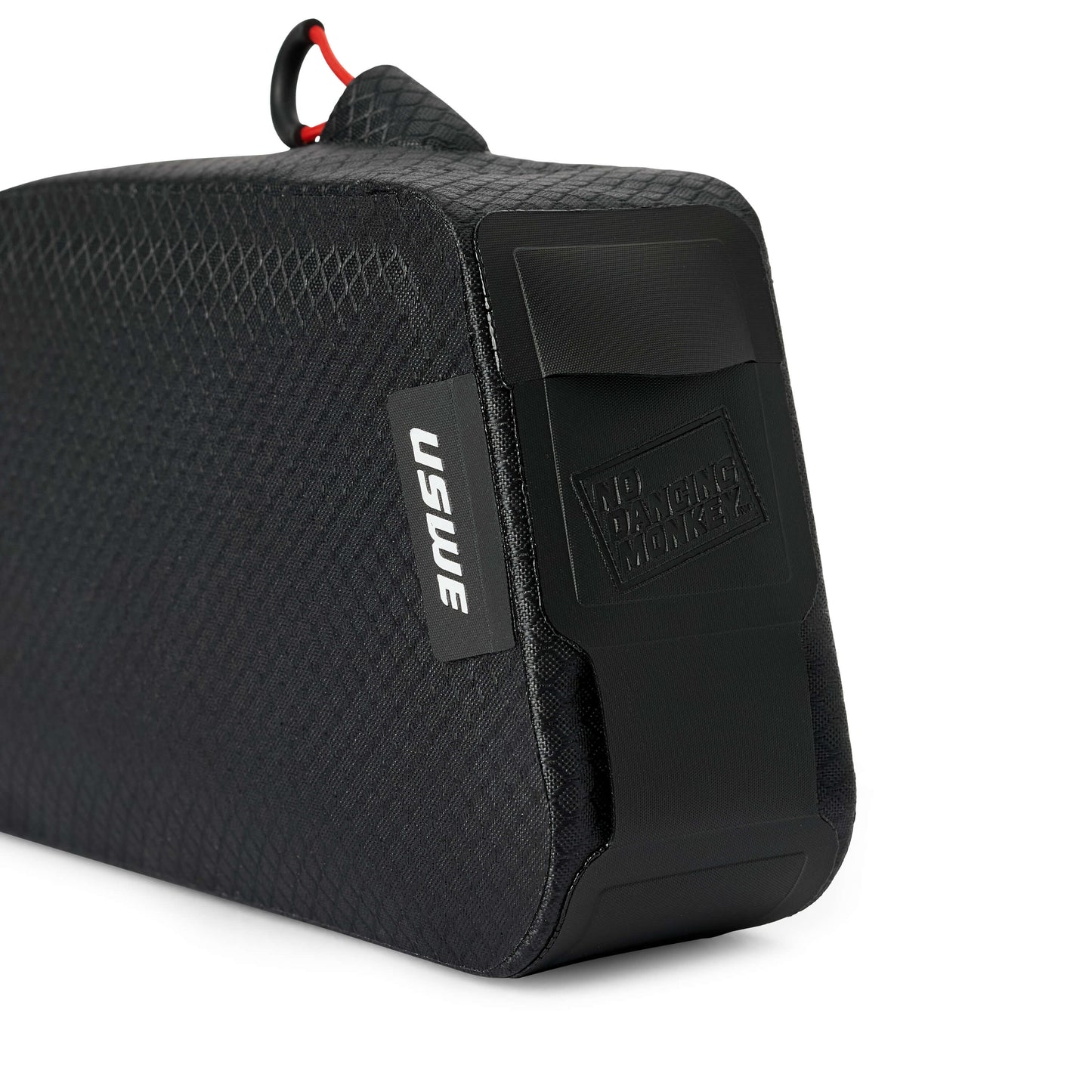 USWE TOP TUBE ZIPPERED -runko-laukku, 1,2 l, musta