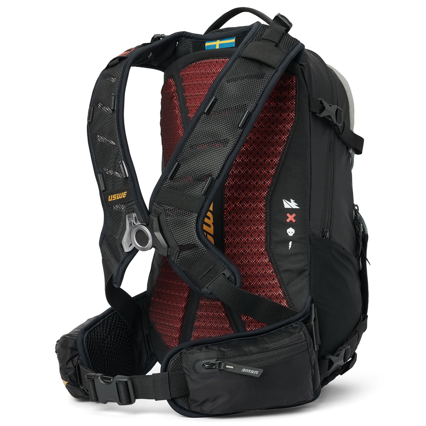 USWE WATT E-BIKE 25 L -reppu, musta