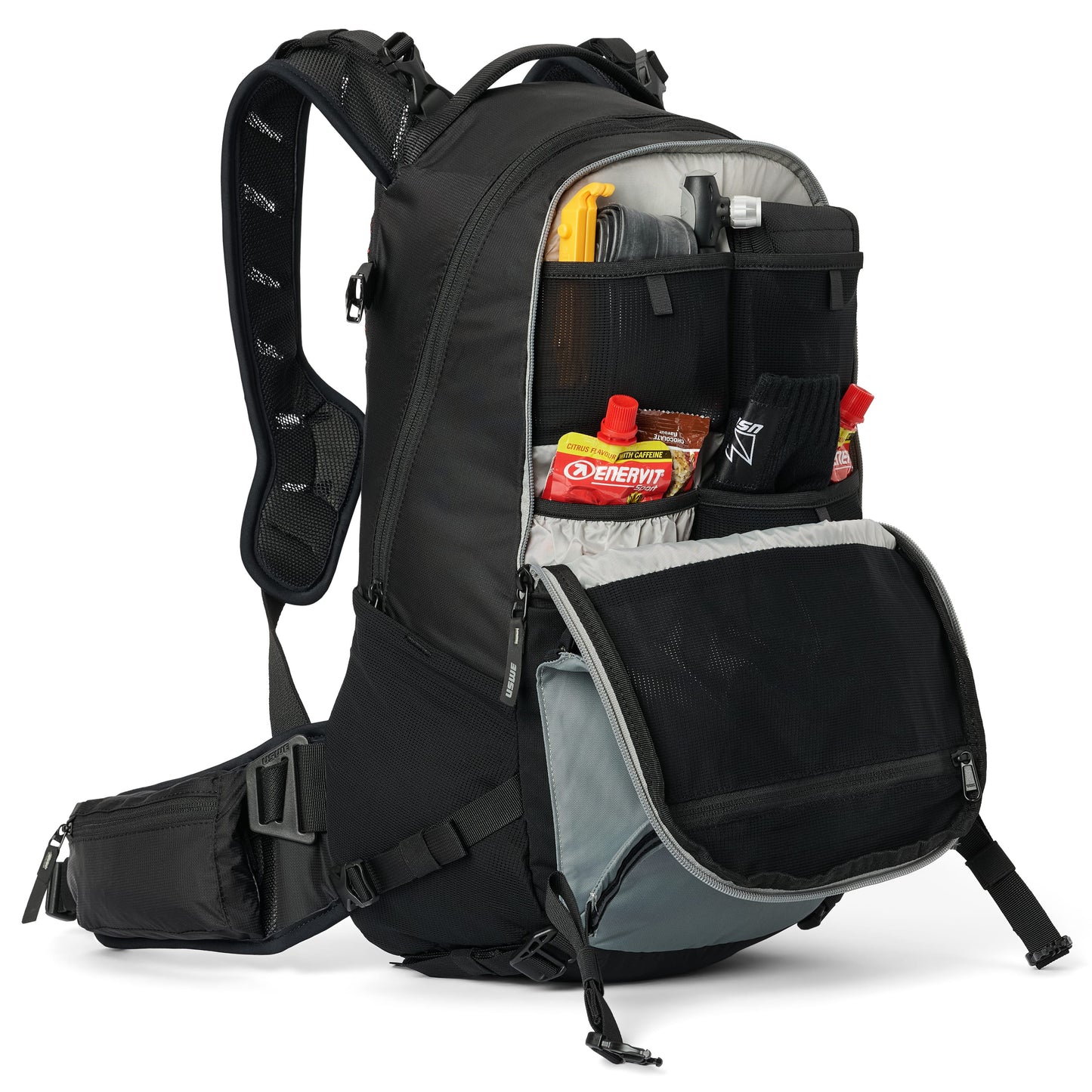 USWE WATT E-BIKE 25 L -reppu, musta