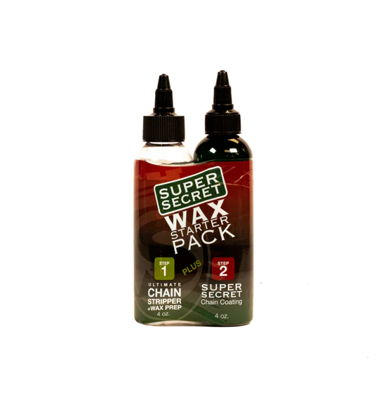 SILCA CHAIN STRIPPER ja SUPER SECRET ketjun valmistelu- ja voitelupakkaus 2x120ml