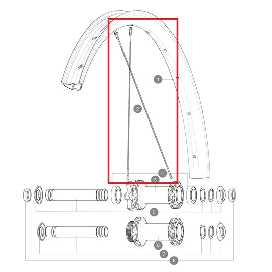 PAKETTI 12 ETU-/TAKAPYÖRÄ CROSSMAX SL ULTIMATE 29'' BUTTED STAINLESS SPOKE 293 + ALU NIPPELI + ALUSLEVYJÄ