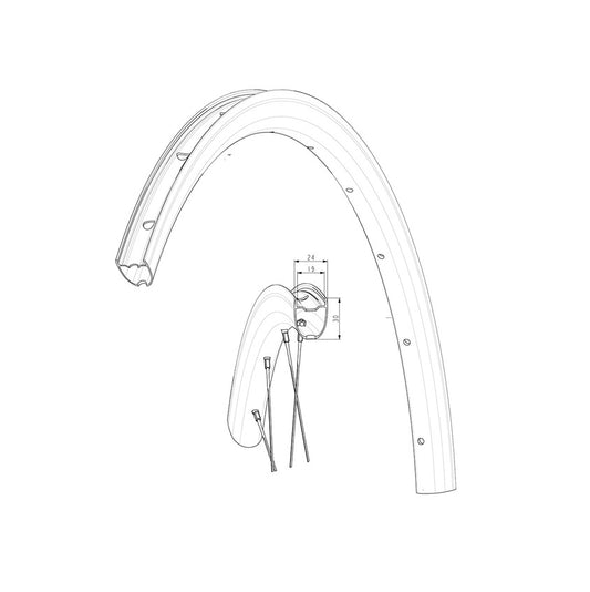 MAVIC KSYRIUM30 2024 etupyöräsarja