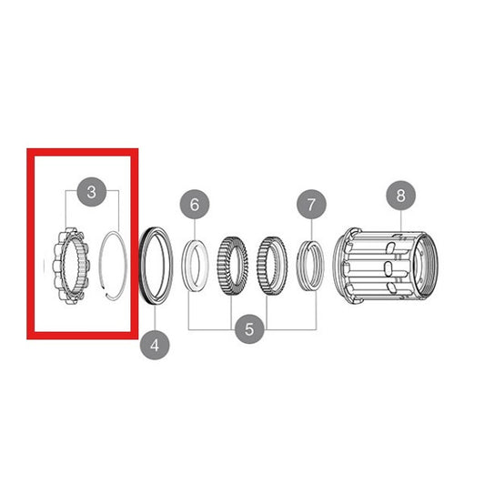 SARJAN INSERTTI MAVIC WING ID360 ≥ 2017