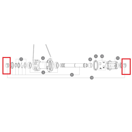 MAVIC YELL BOOST 148MM ITSESÄÄTYVÄ TAKA-AKSELIN KIINNIKE