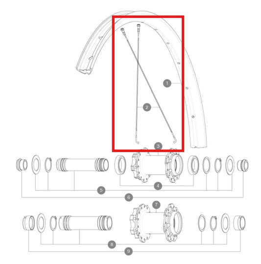 PAKETTI 14 MAVIC J KAAREVAT TERÄSPYÖRÄT 298MM DEEMAX DH 20 29'' + MUSTAT TERÄSNIPAT