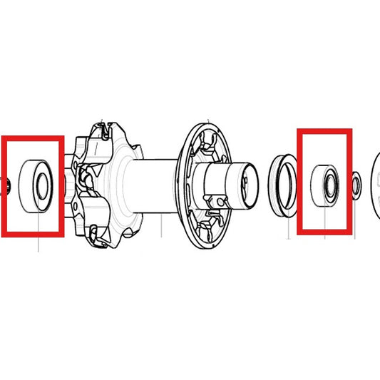 MAVIC TAKANAVAN LAAKERIT 9X22X7 (B9) + 12X28X8 (6001) 2015