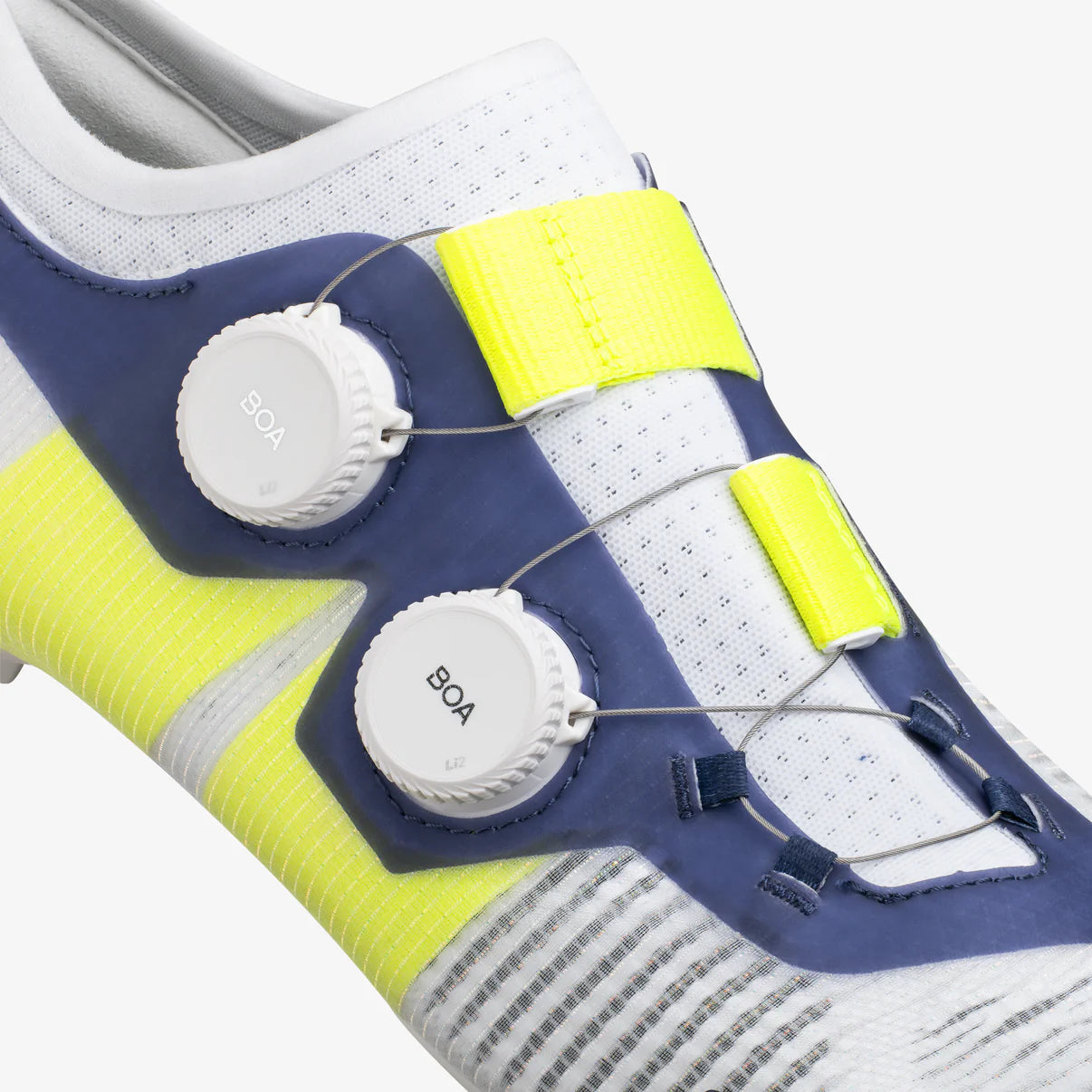 FIZIK VENTO VEGA CARBON -maantiepyöräilykengät, valkoinen/keltainen