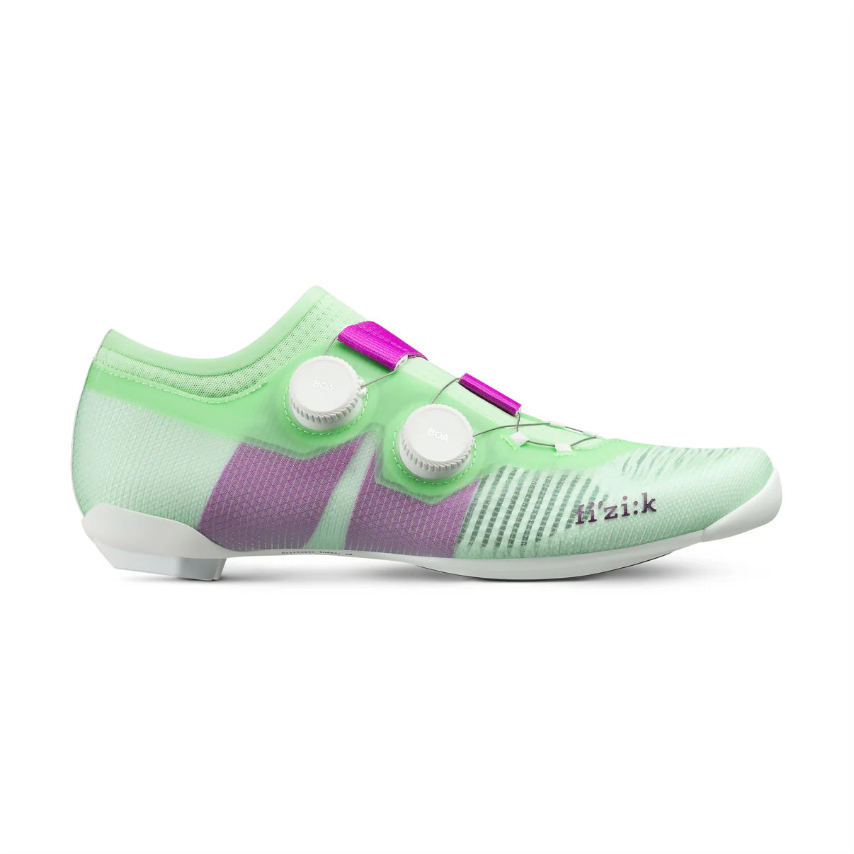 FIZIK VENTO VEGA CARBON -maantiepyöräilykengät, vihreä/violetti