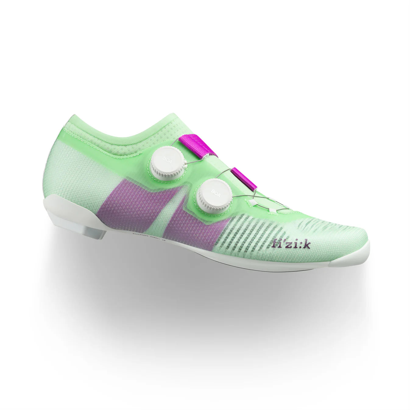 FIZIK VENTO VEGA CARBON -maantiepyöräilykengät, vihreä/violetti