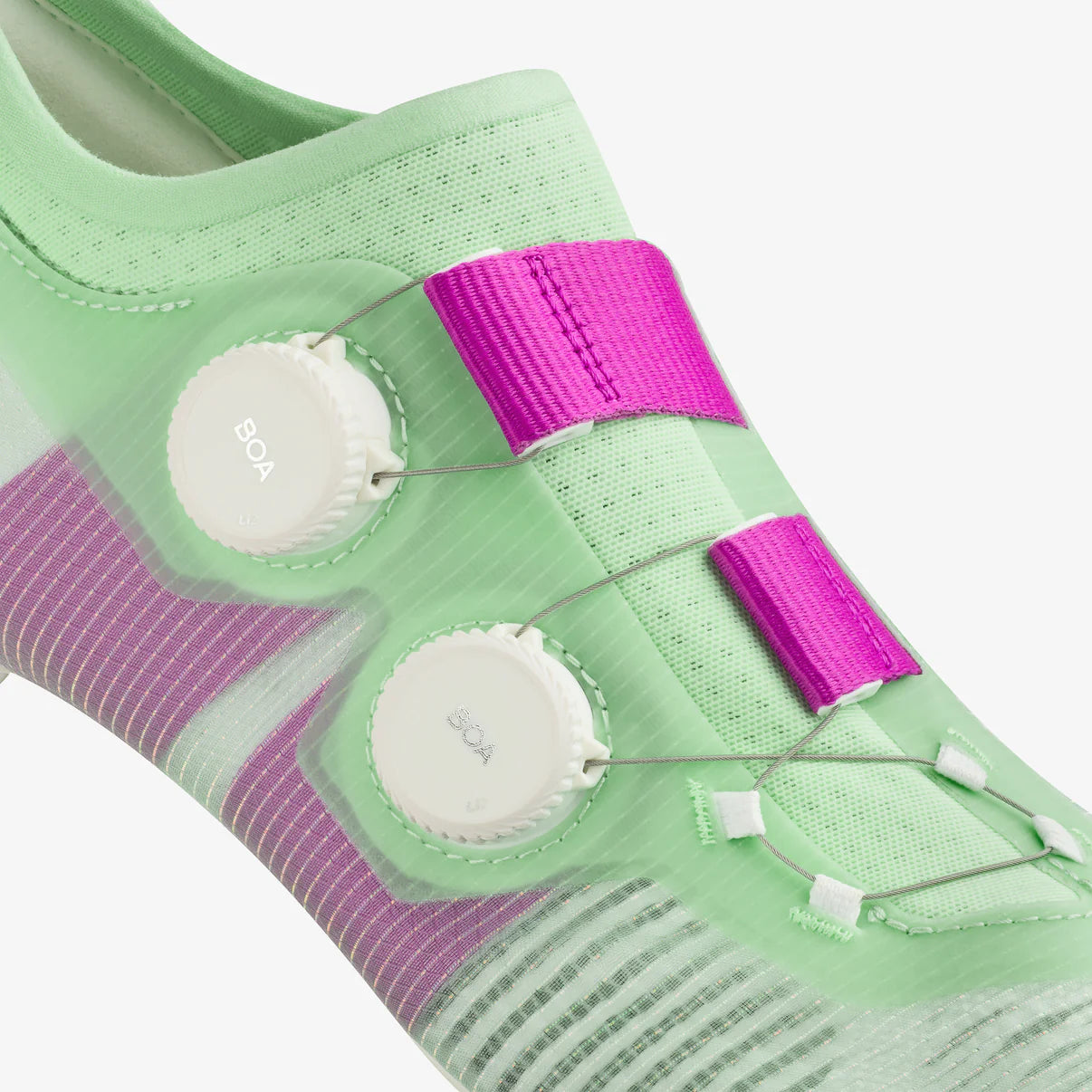 FIZIK VENTO VEGA CARBON -maantiepyöräilykengät, vihreä/violetti