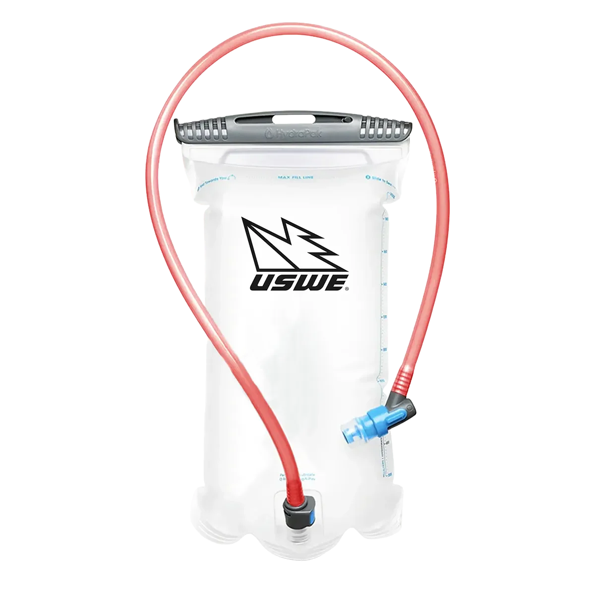 HYDRAPAK USWE ELITE P+P -vesipussi, läpinäkyvä, 2 l