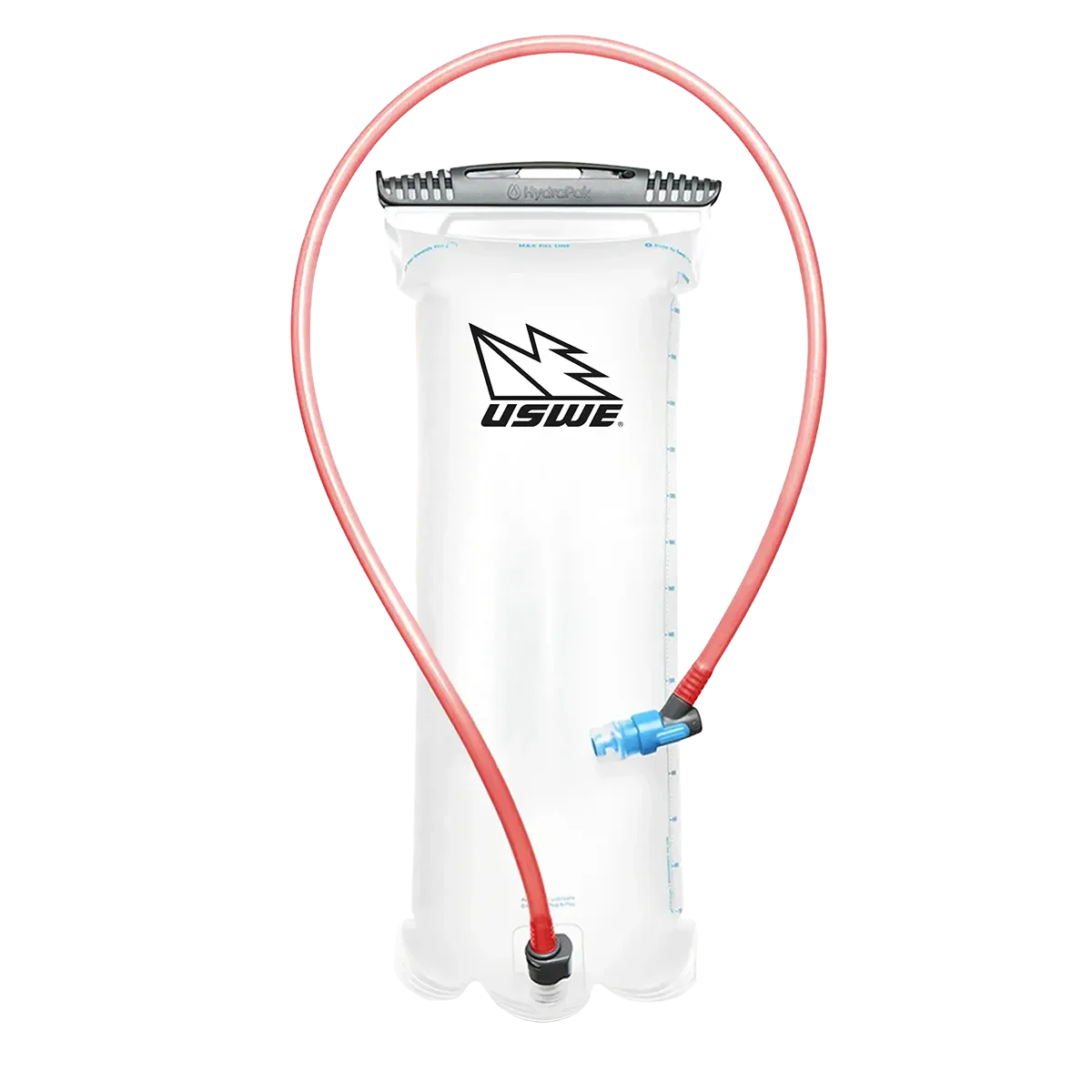 HYDRAPAK USWE ELITE P+P -vesipussi, läpinäkyvä, 3 l