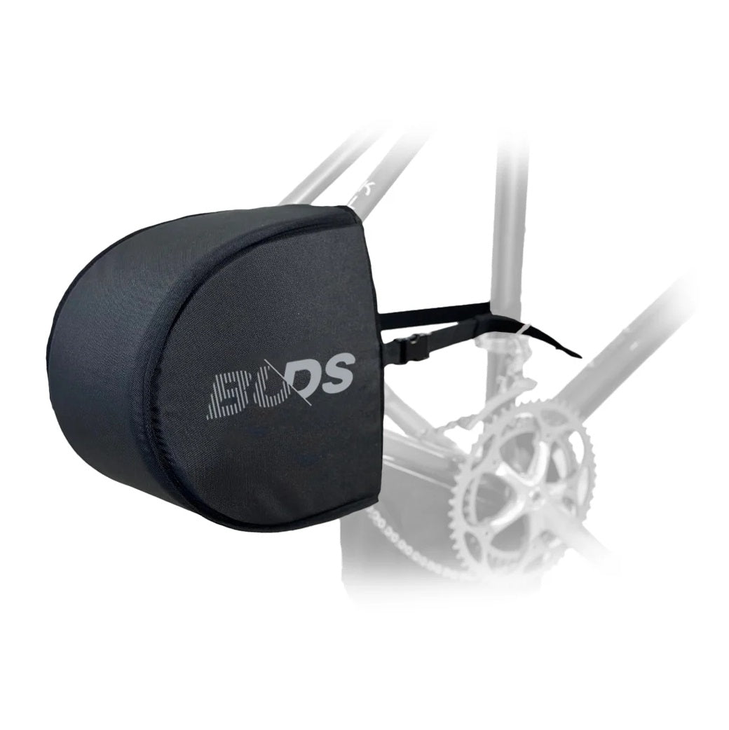 BUDS REAR BIKE PROTECT Suojakotelo maantie- ja maastopyörän vaihteistolle Musta