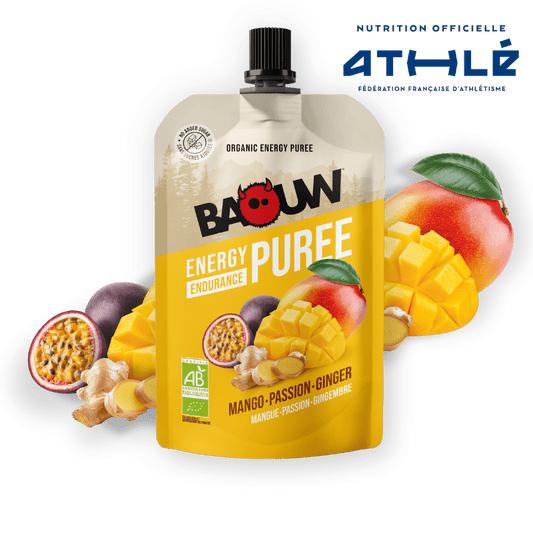 BAOUW Luomu Resepti Mango/Passion/Inkivääri Energiasose (90g)