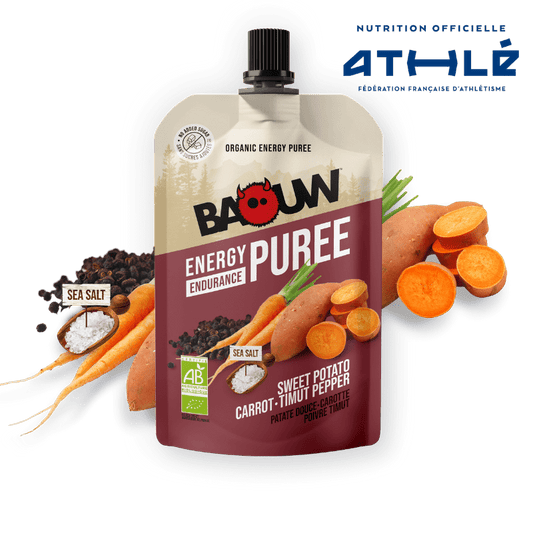 BAOUW Luomu Energiasose Suolainen resepti Bataatti/Porkkana/Paprika (90g)