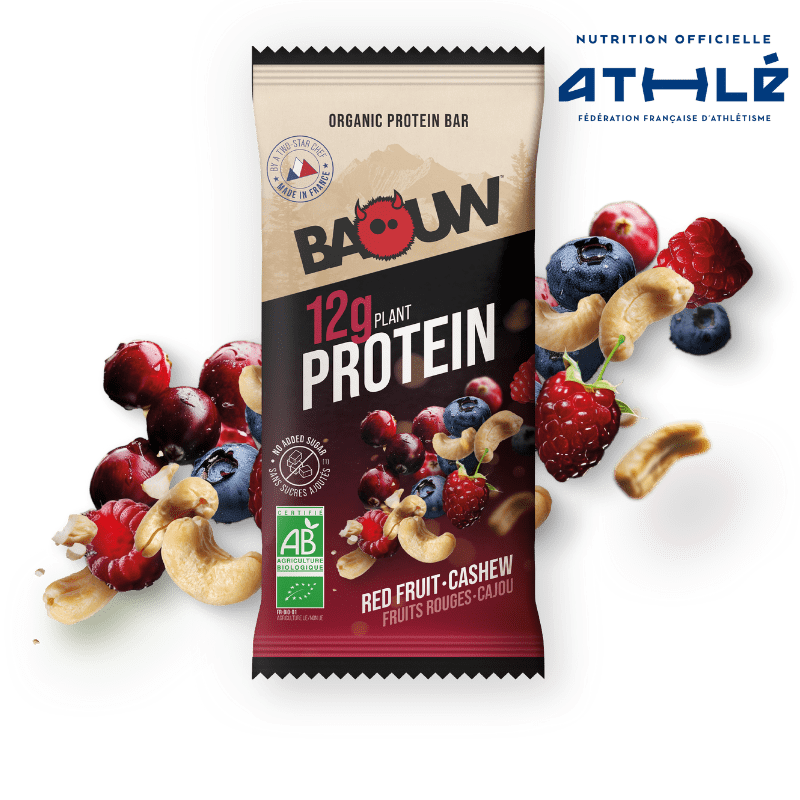 BAOUW ORGANIC EXTRA Red Fruits/Cashew proteiinipatukka (50g)