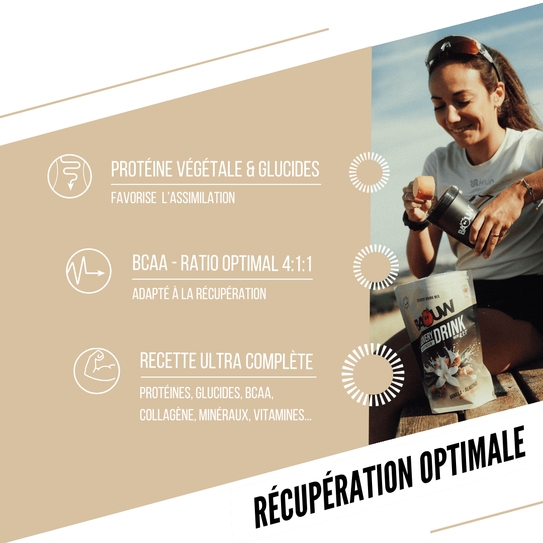 BAOUW RECOVERY Drink (500g) Vanilja-manteli)