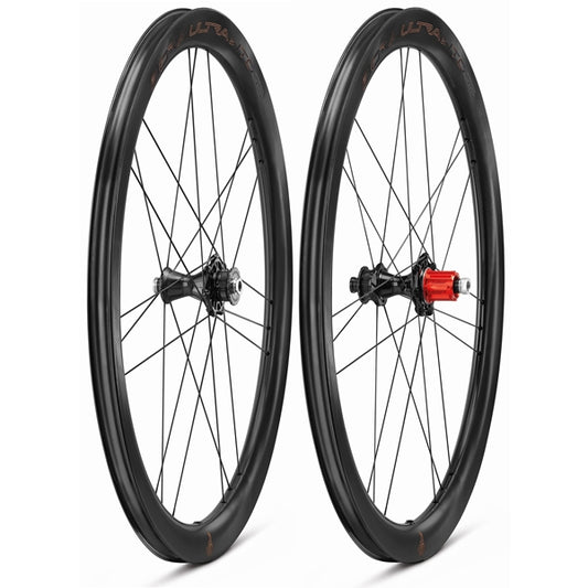 Pari CAMPAGNOLO BORA ULTRA WTO 45 C23 DISC pyörät renkailla (keskuslukitus)