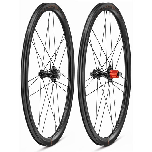 Pari CAMPAGNOLO BORA ULTRA WTO 35 C23 DISC -pyörät renkailla (keskuslukitus)