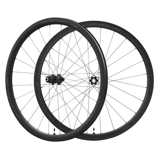 Pari SHIMANO ULTEGRA R8170-C36 Tubeless Ready -hiilivanteita (keskuslukitus)