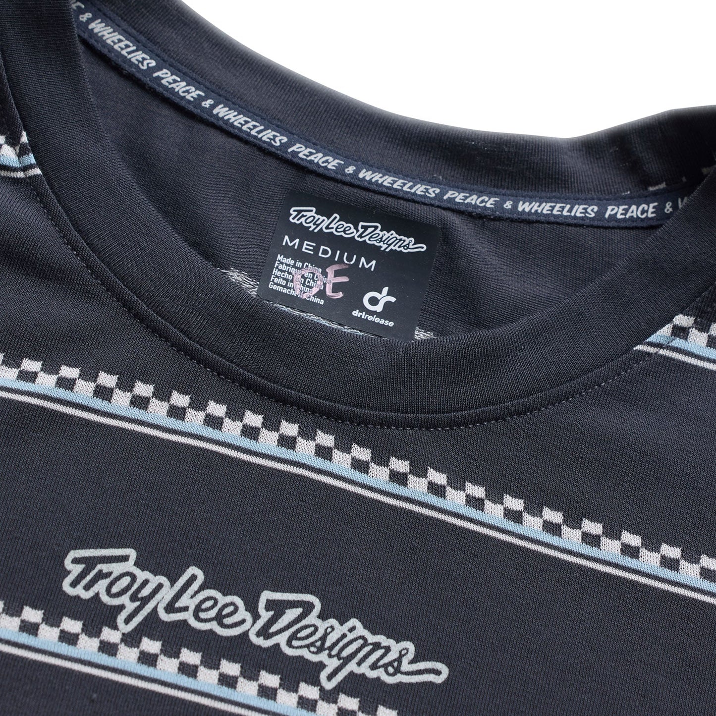 TROY LEE DESIGNS LILIUM RIDE CHECKED OUT Naisten lyhythihainen carbon Jersey