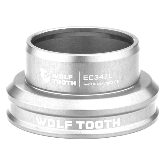 Matala ohjauslaakeri WOLF TOOTH PERFORMANCE 1"1/8 EC34 hopea