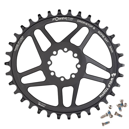 Mono Oval WOLF TOOTH 12V SRAM Direct Mount 8-pultillinen ketjupyörä Offset 3mm