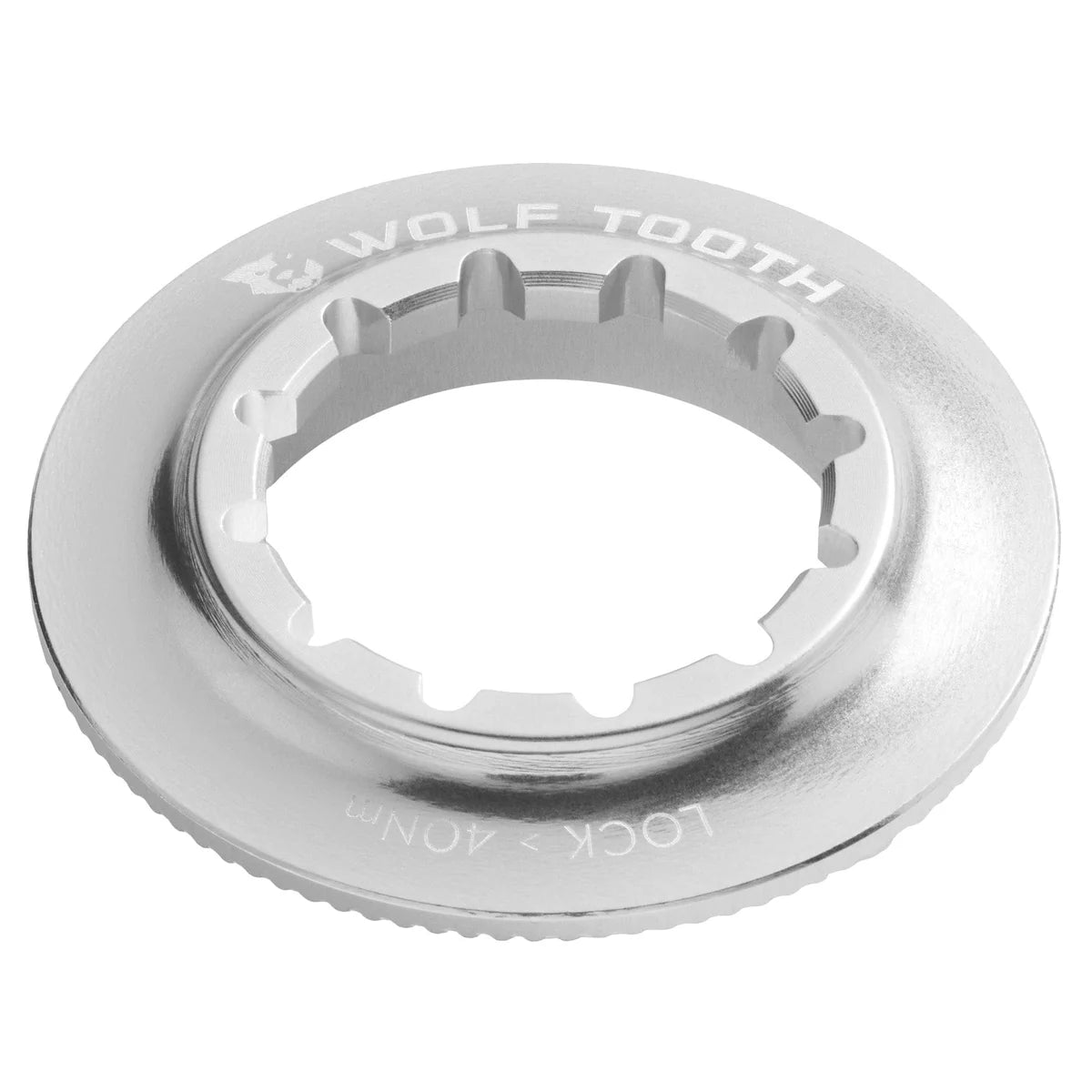 WOLF TOOTH -sisäinen Centerlock-mutteri, hopea