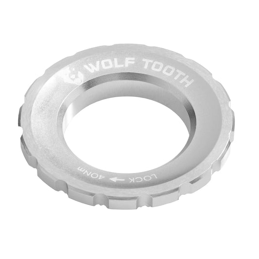 WOLF TOOTH -ulkoinen Centerlock-mutteri, hopea