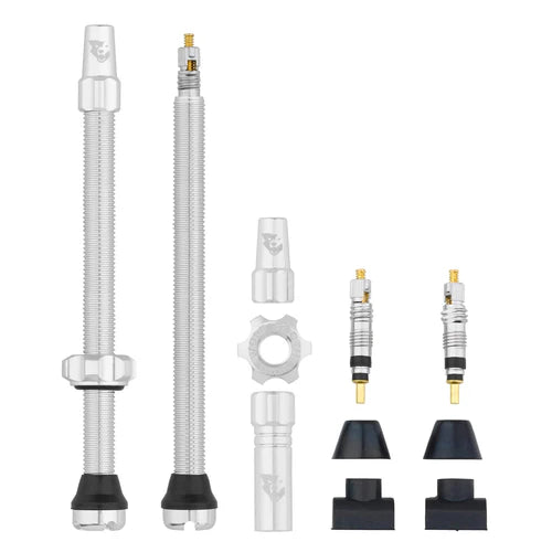 2 kpl WOLF TOOTH Raw Silver Tubeless Venttiilit