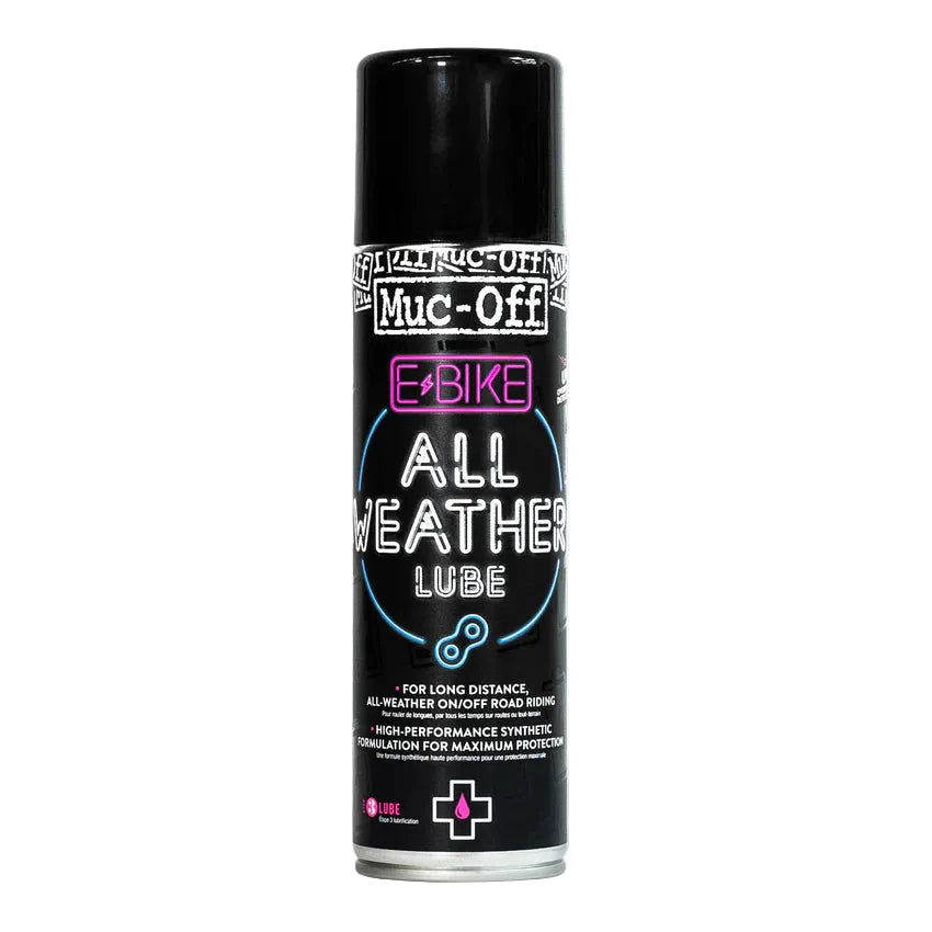 MUC-OFF ALL WEATHER LUBE EBIKE -ketjun voiteluaine (250 ml)
