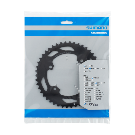 SHIMANO GRX RX600 10V 110mm ulkokäyttöön tarkoitettu ketjupyörä