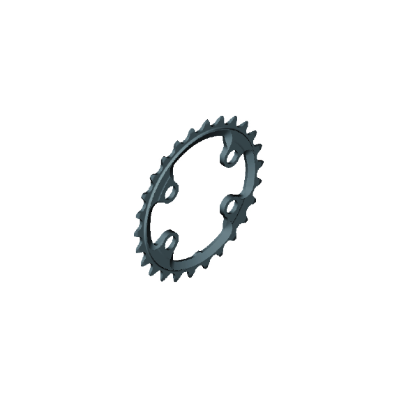 SHIMANO XTR 38T -ketjupyörä FC-M9020-2/FC-M9000-2/FC-M9020-B2:een.