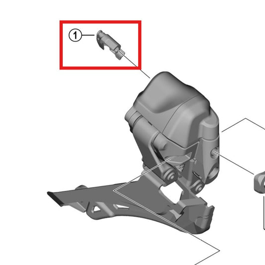 SHIMANO FD-R9250/R8150 etuvaihteen portin suojus