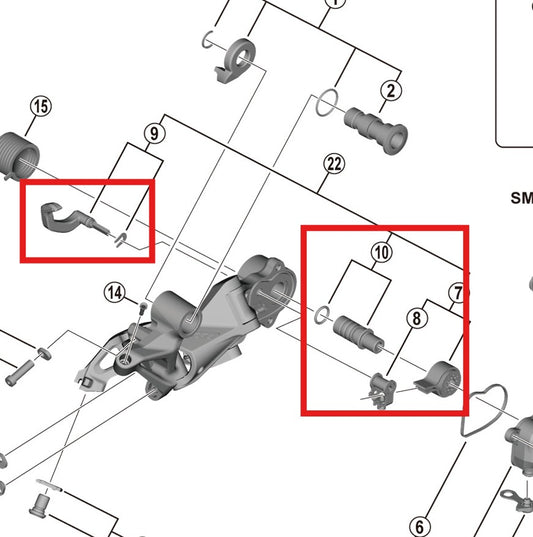 SHIMANO RD-M9120-SGS häkin vakaajapaketti