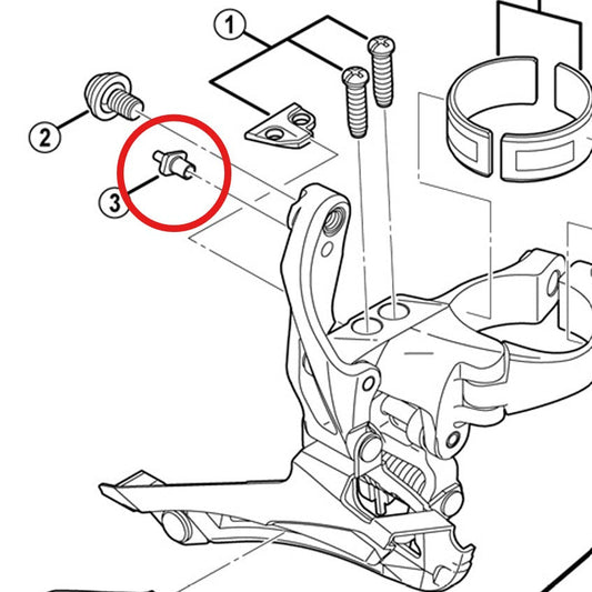 Vaijerinohjain SHIMANO FD-6800/5800/4700/U5000 etuvaihteelle.