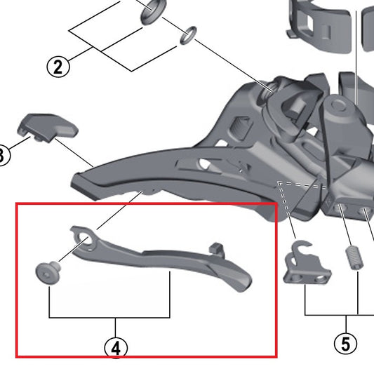 Levy Haarukkavaihtaja SHIMANO FD-M9025/8025/8020