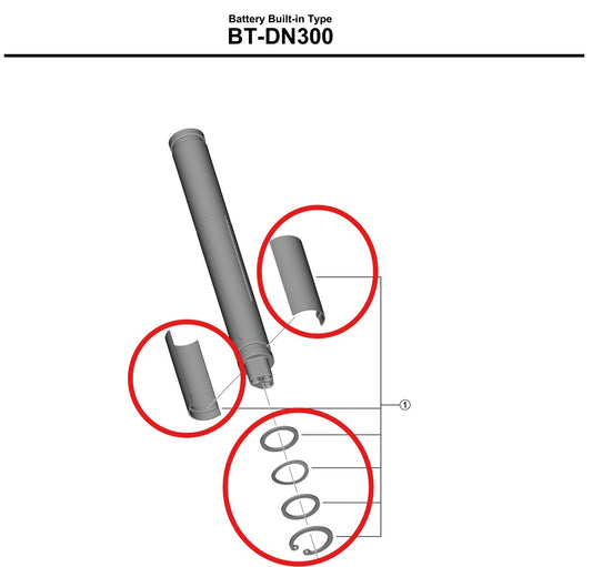 SHIMANO BT-DN300 akkusovitin