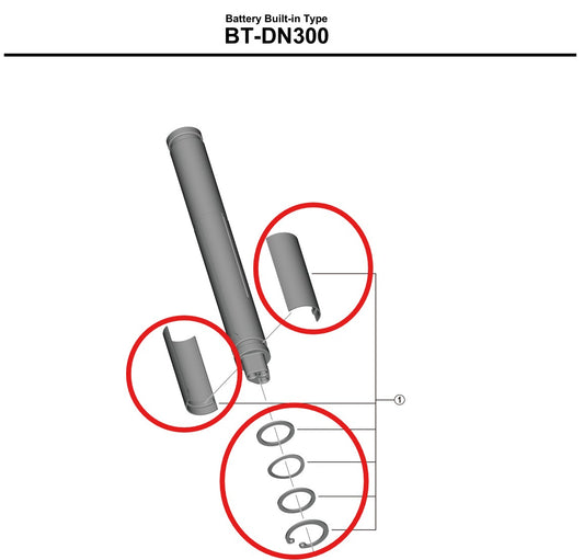 SHIMANO BT-DN300 -sovitin