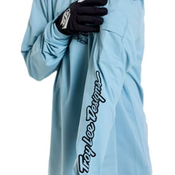 TROY LEE DESIGNS RUCKUS RIDE CARBS Junior pitkähihainen pelipaita sininen