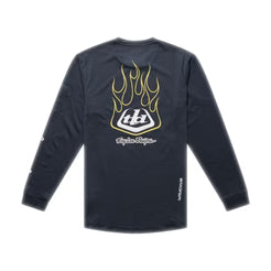 TROY LEE DESIGNS RUCKUS RIDE PRESSED Junior pitkähihainen trikoo musta