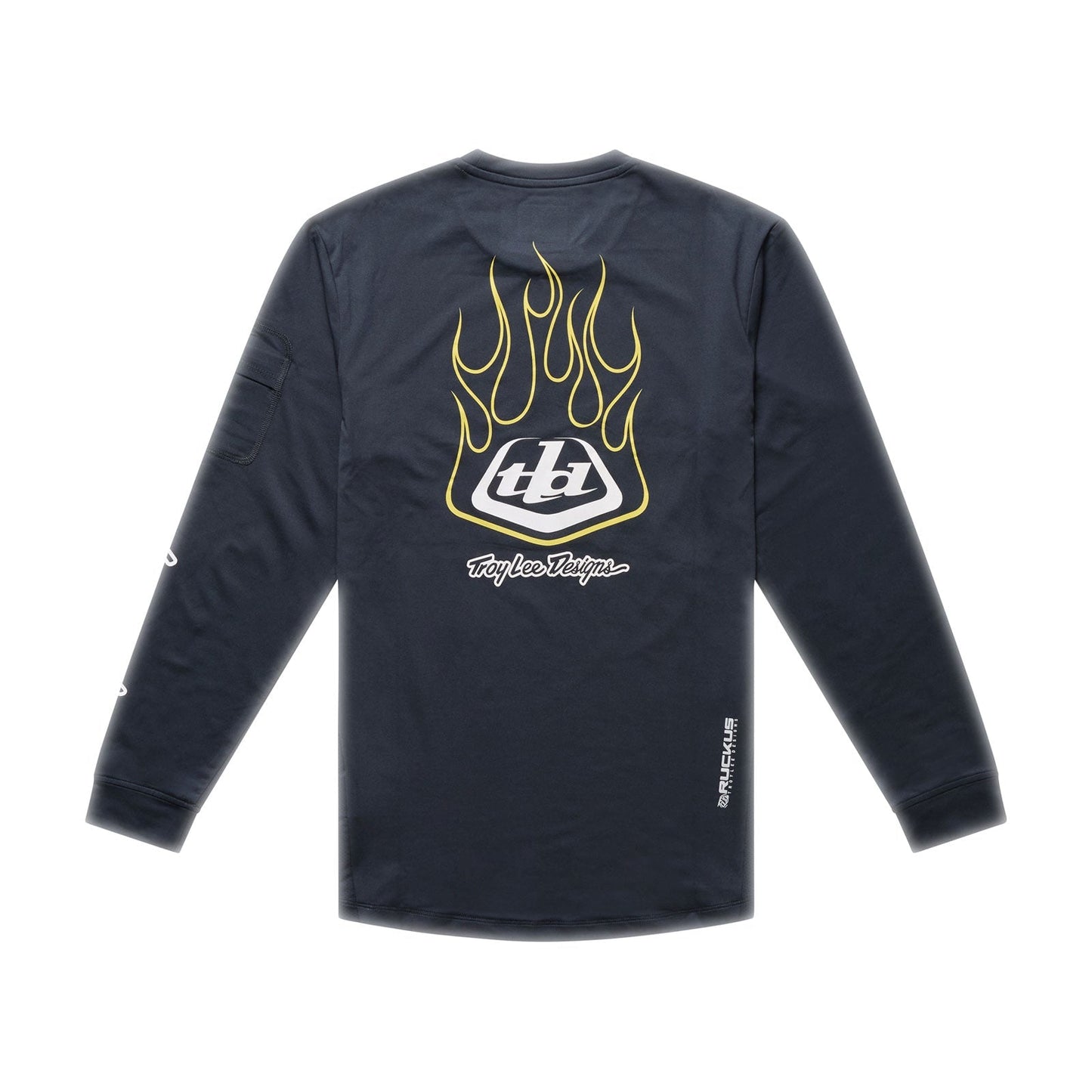 TROY LEE DESIGNS RUCKUS RIDE PRESSED Junior pitkähihainen trikoo musta