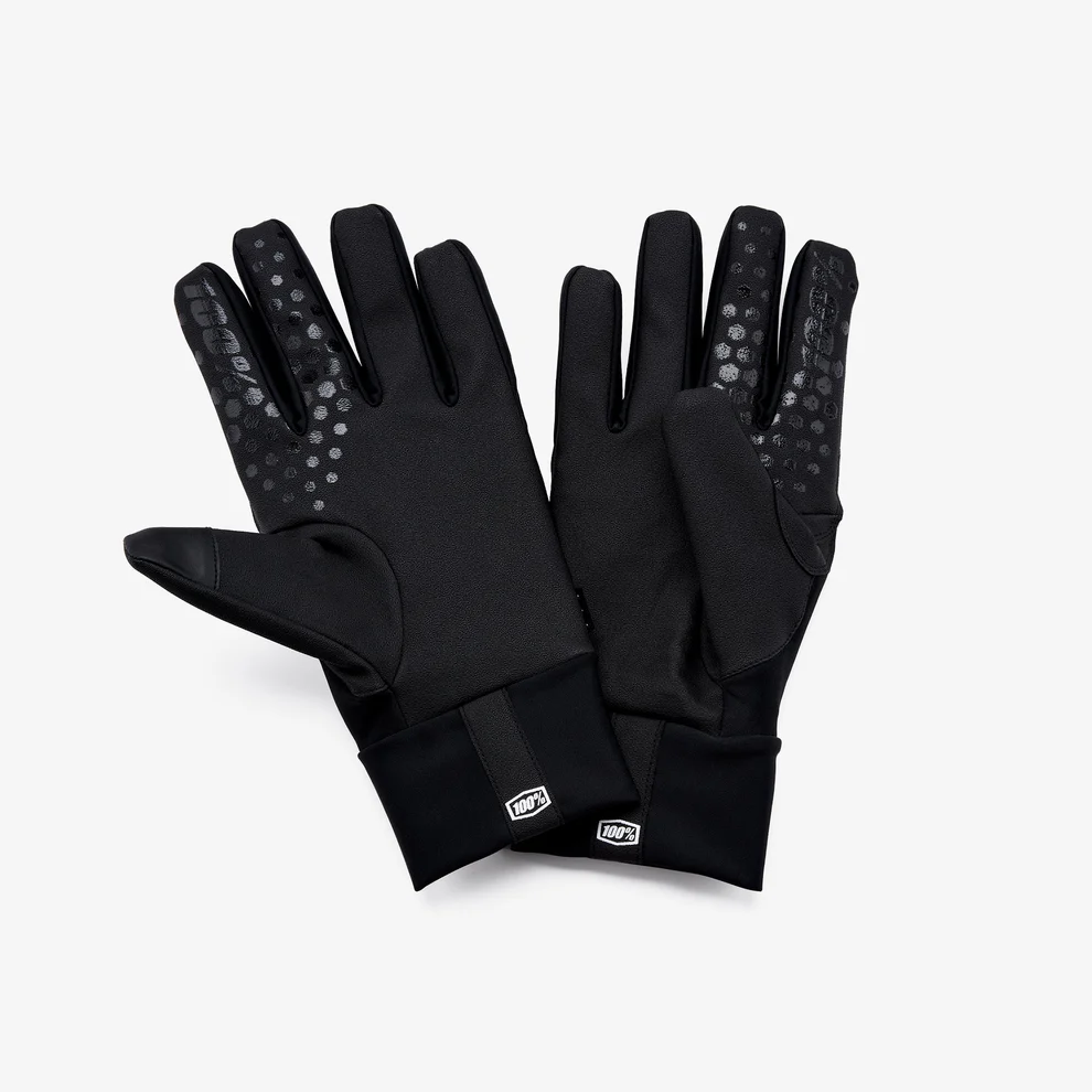 Käsineet 100% HYDROMATIC BRISKER Musta/Harmaa