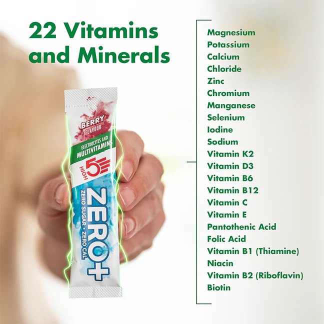 HIGH 5 ZERO+ Multivitamiini HYDRATING STICK (7g ) Sitruuna
