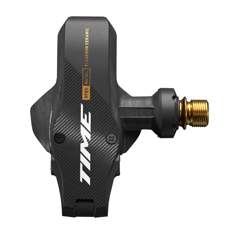 TIME X PRO 12 SL Q-Factor 53 Carbon/Titanium Gold pedaalit