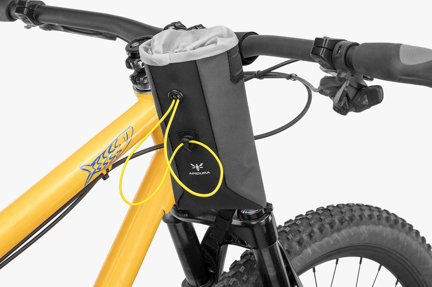 Ohjaustankolaukku APIDURA BACKCOUNTRY FOOD POUCH 1.2 L Musta/harmaa