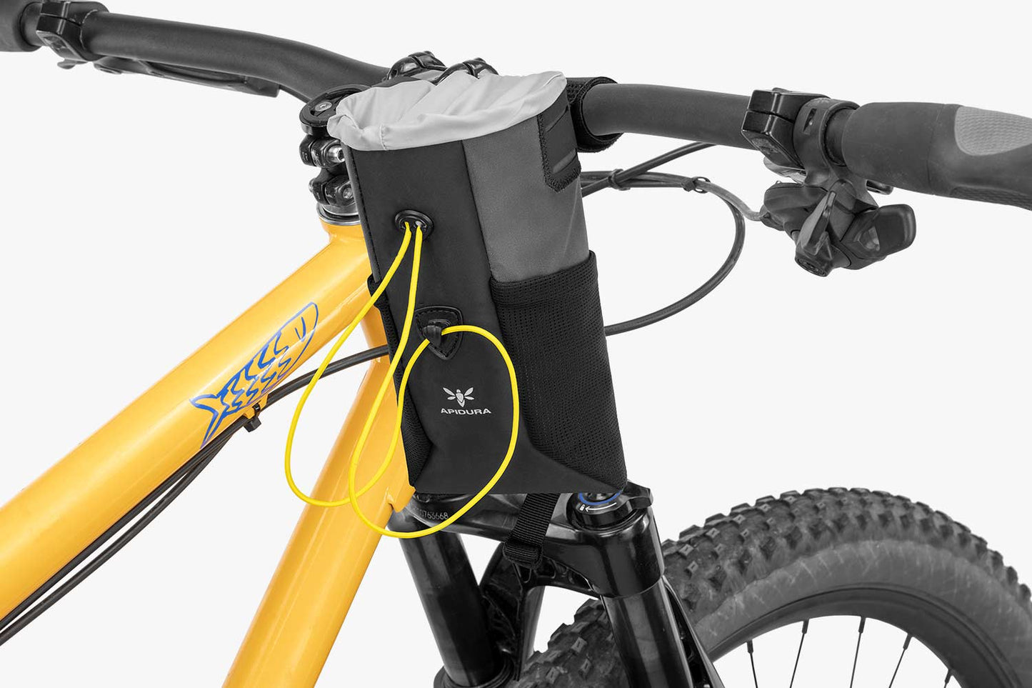 Ohjaustankolaukku APIDURA BACKCOUNTRY FOOD POUCH PLUS 1.2 L Musta Harmaa