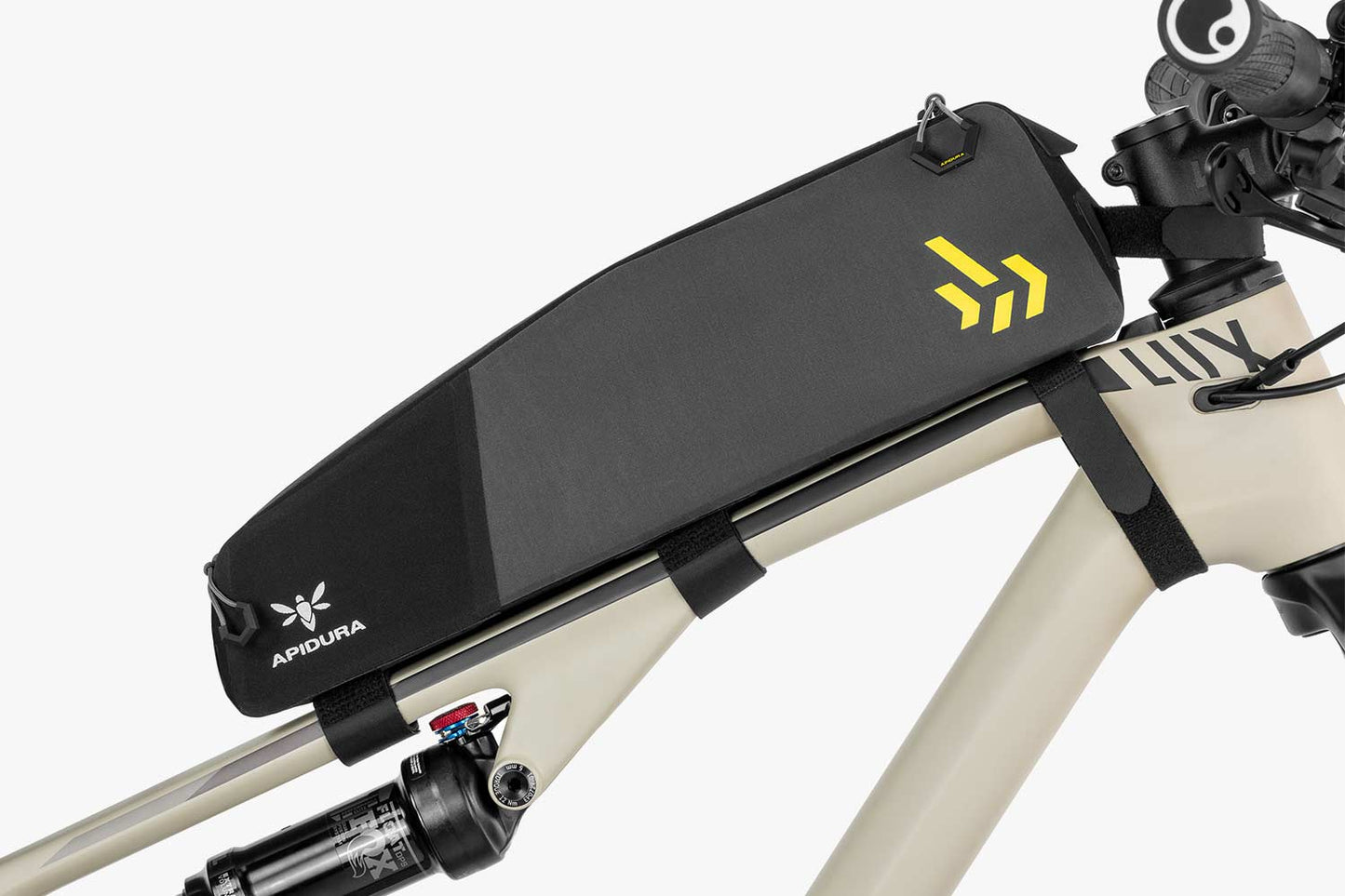 Runkolaukku APIDURA BACKCOUNTRY LONG TOP TUBE PACK 1.8 L Musta Harmaa